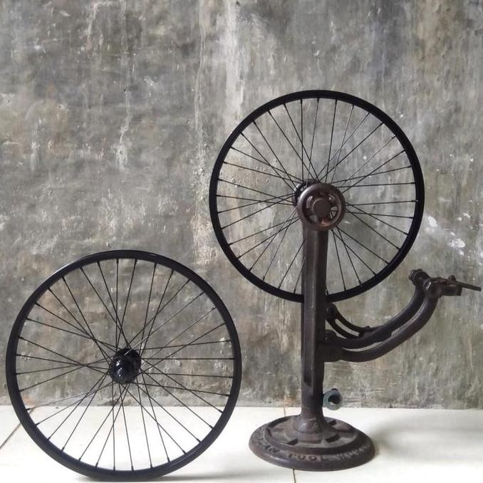 TERBARU 1 pcs velg rims jari jari hub sepeda 20 inchi hitam Seli BMX Minion
