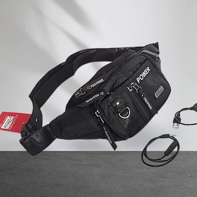 Tas Pinggang Selempang waistbag polo power HT