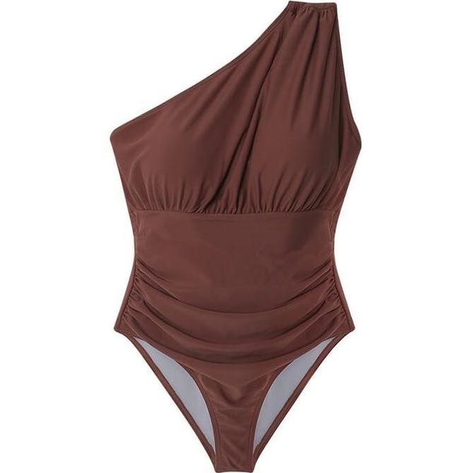 Coconut Swimsuit One Shoulder Woman Premium / Baju Renang Wanita / Korean Swimwear / Beachwear Bali 