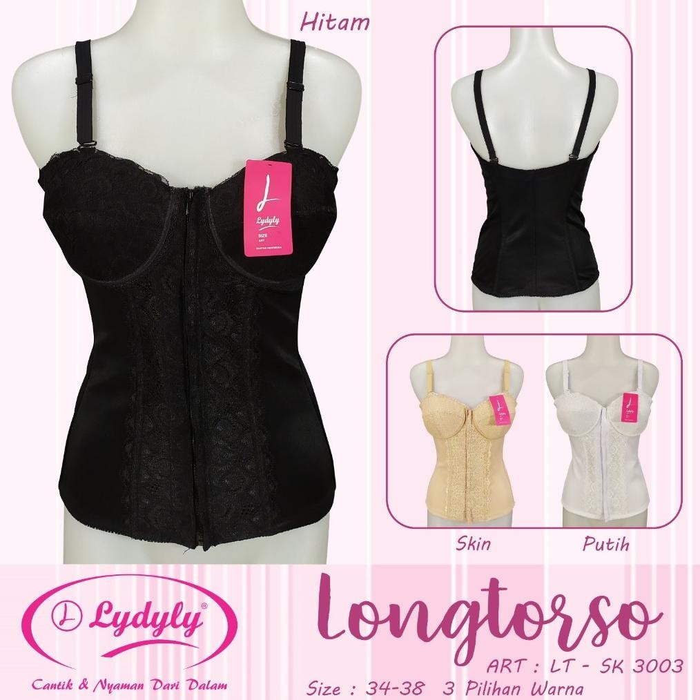 Lidily X Sargib Longtorso Jumbo Sk3003 Bali Premium Kamisol Tali Besar Bustier Jumbo Dalaman Kebaya 
