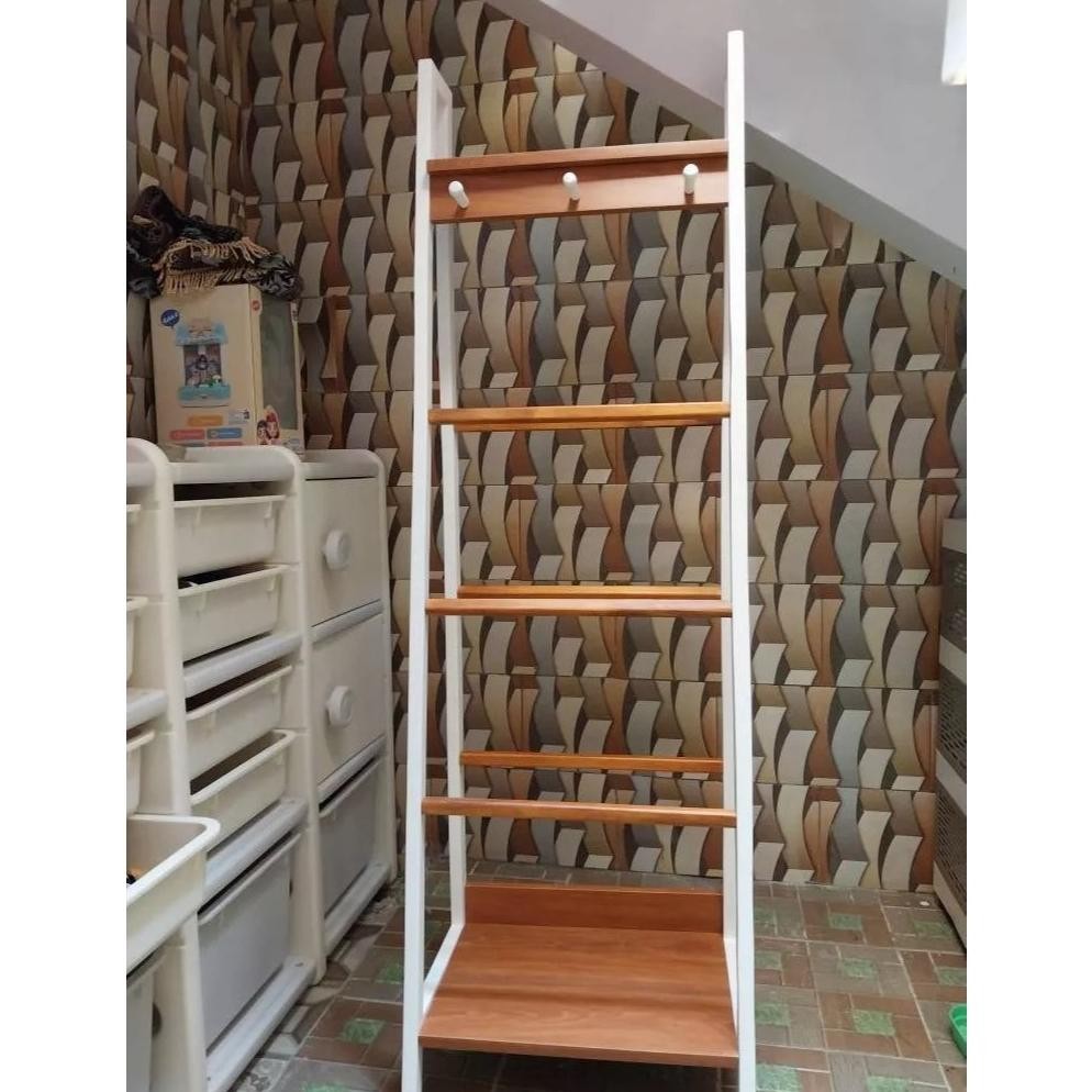 Rak Sajadah Mukena Minimalis Kayu