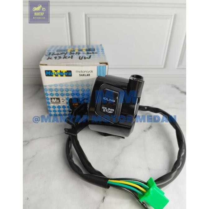 HARGA DISC - Holder Saklar Lampu Kanan Tombol Stater & Idling Stop RH Honda K93 Scoopy Fi Esp 2017 -