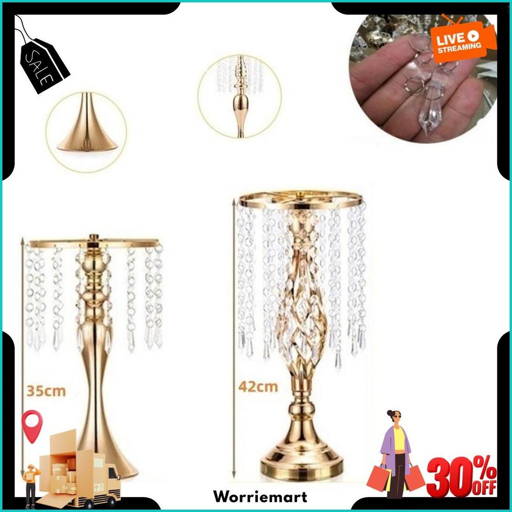 Realy StockVas Bunga Hiasan Dekorasi Ruang Tamu Mewah Pajangan Lemari Kaca Luxurious Wedding Vase De