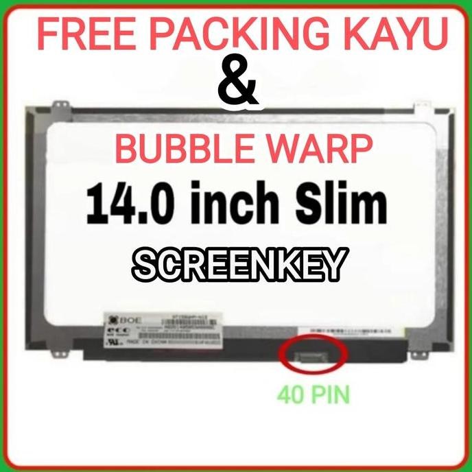 DF7 }} LCD 14 SLIM 40 PIN / LED 14 SLIM 40 PIN / LCD LAPTOP 14 INCH SLIM 40