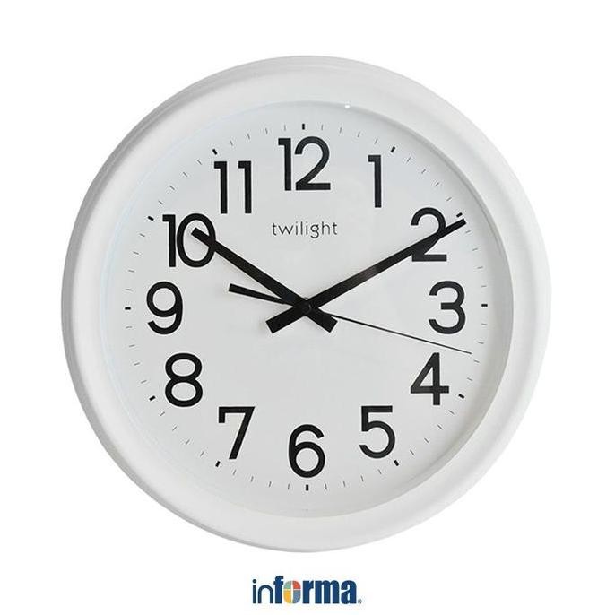 INFORMA 35 CM JAM DINDING 125WT - PUTIH