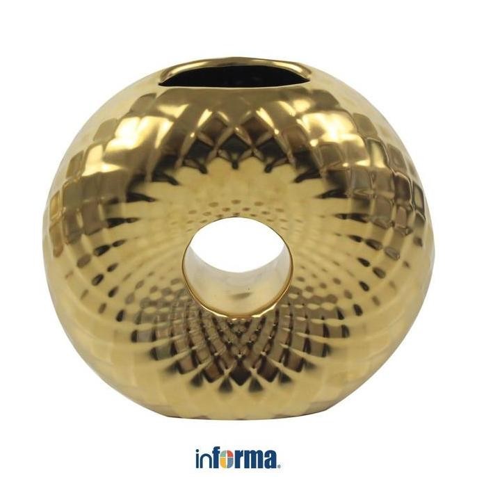 INFORMA VAS KERAMIK DONATELA - GOLD