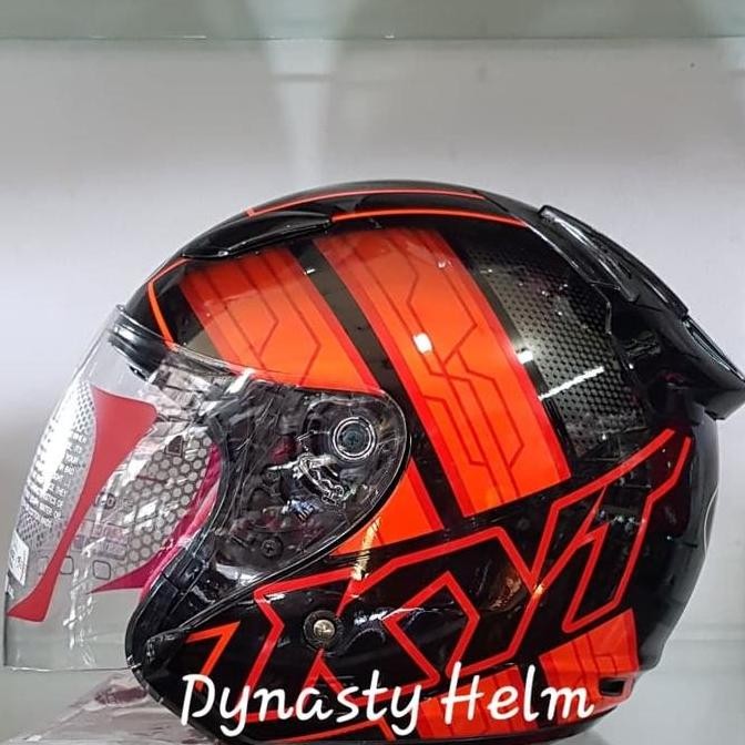 Kyt Dj Maru Motif #14 Black/Orange Fluo/Red Fluo