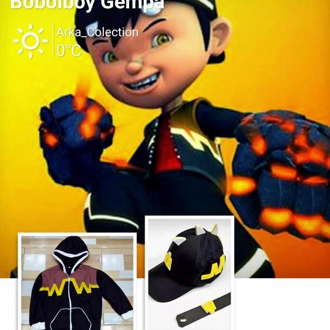 Kostum Boboiboy Tanah Boboiboy Gempa