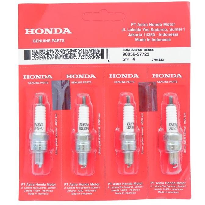 DT83 >> Busi U22FSU ORI AHM Honda Grand , Supra , Revo & Legenda / Busi Grand & Supra - 98056-57723 