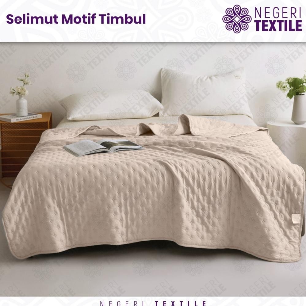 Negeri Textile Selimut Bedcover Only Polos Jepang Halus Lembut Bahan Microtex Dacron Selimut Lembut