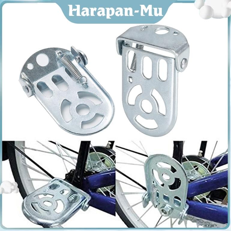 UGNDA 1 Pasang Jalu Lipat Sepeda Jalu Sepeda Pedal Belakang Sepeda Pijakan Lipat Boncengan Jalu Kaki