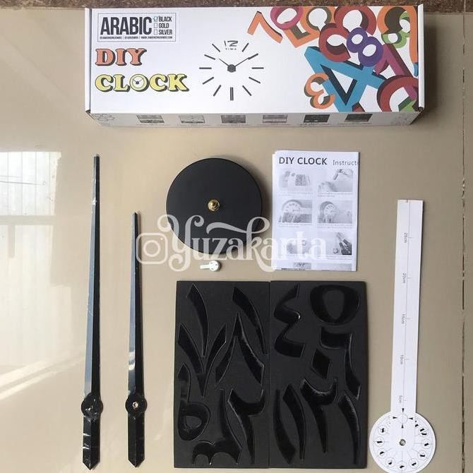 JAM DINDING JUMBO | HIJAIYAH DIY CLOCK ARABIC | RAKSASA ARAB BESAR
