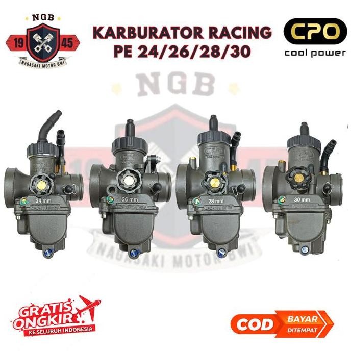 Karburator Racing Original CPO PE 24 / 26 / 28 / 30 - Karbu PE Resing CPO P Gen Motor Universal RIY