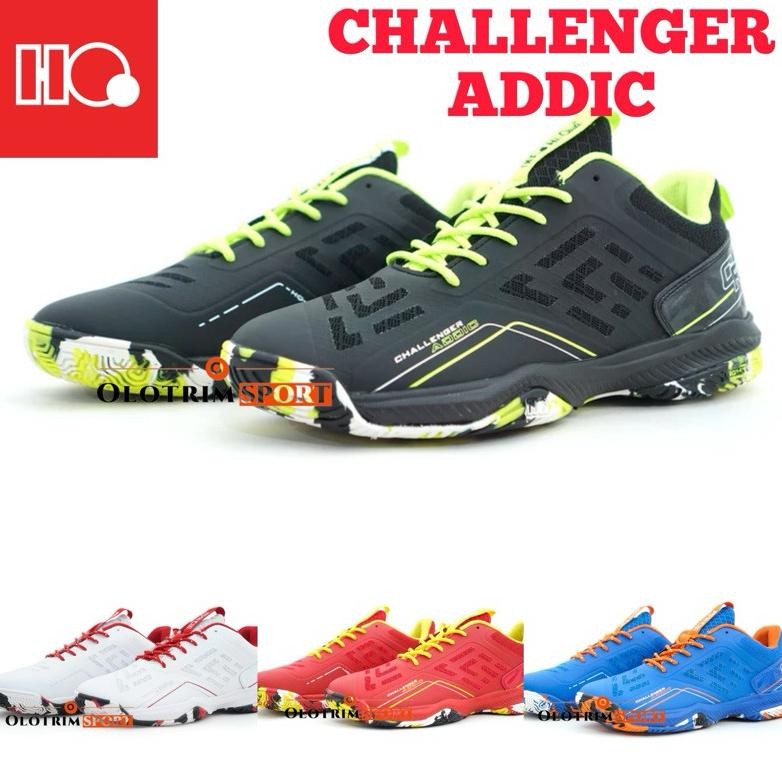 (Terbaru) Sepatu Badminton HIQUA CHALLENGER ADDIC 100% ORIGINAL HIQUA (Terlaris)
