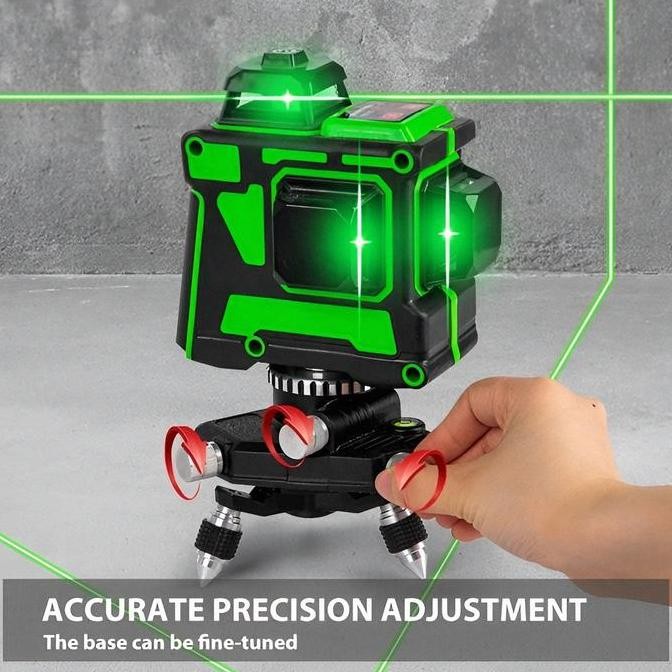 Laser Level Laser Siku Bangunan 12 Garis 3D Self Leveling 3D-12