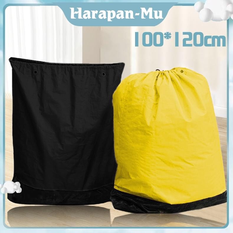 SENHA Tas Jinjing Berkapasitas Besar / 120*100cm Tas Pengepakan Serut / Tas Anyaman Plastik