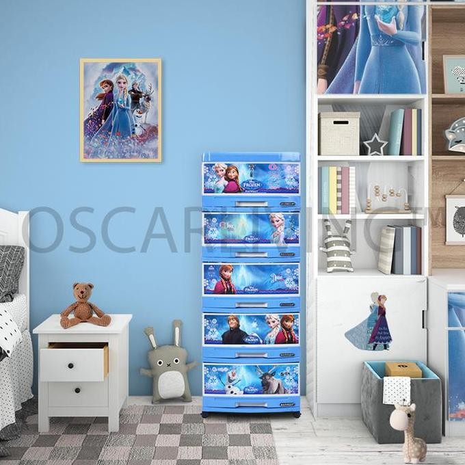 Promo Lemari Pakaian Plastik Napolly Frozen SFC2 5000 - PROMO COD