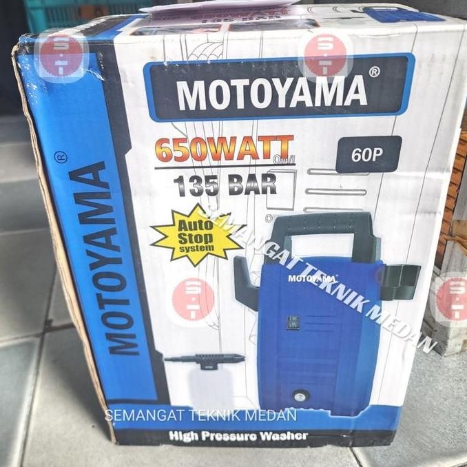 BEBAS ONGKIR - MESIN STEAM CUCI MOBIL MOTOR JET CLEANER 135 BAR MOTOYAMA JET 60P 60 P Car