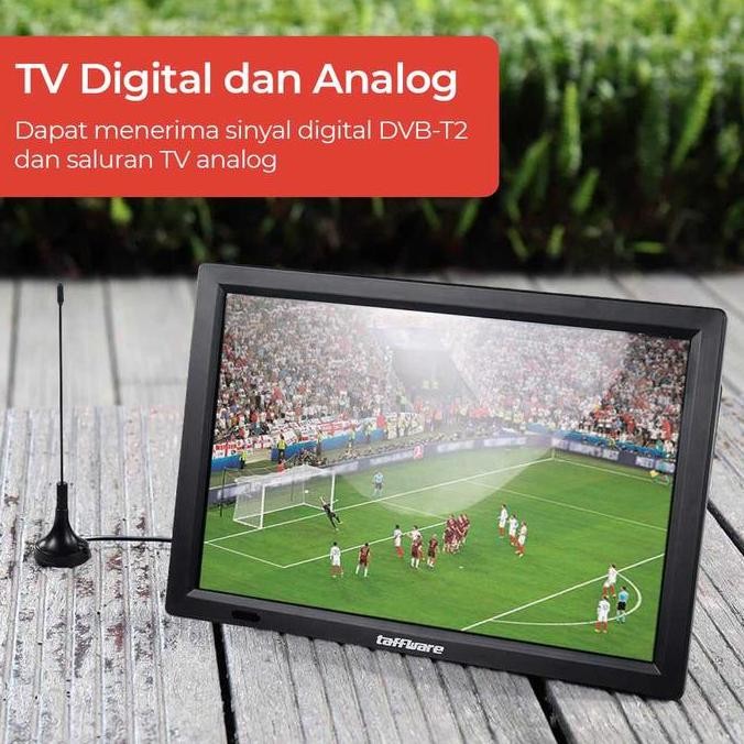 Tv Lcd Led Mobil Monitor 14 Inch Usb Remote Control Mini Portable