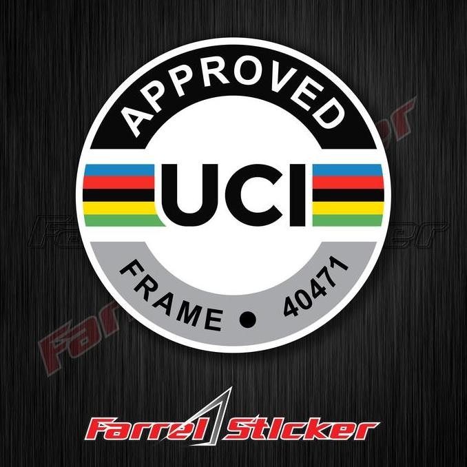 Stiker Uci Sticker Sepeda Roadbike