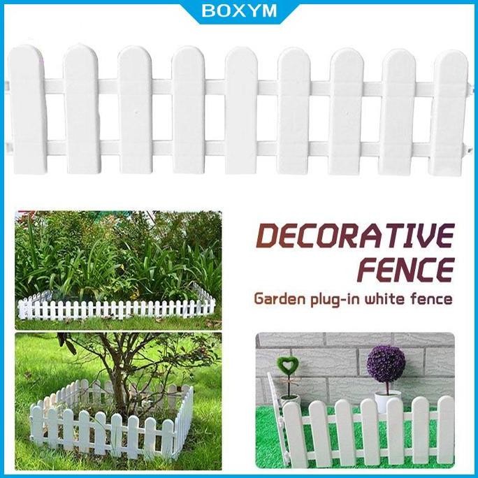 Pagar Plastik / Pagar Taman Putih / Pagar Tanaman