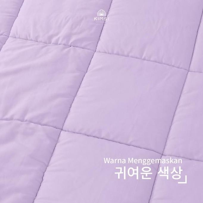 Selimut Bedcover Only Katun Motif Polos Aesthetic