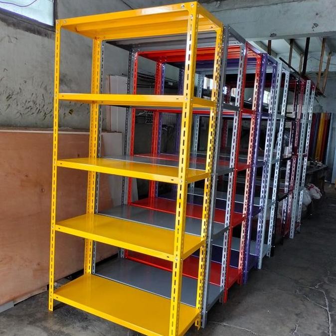 rak besi siku 5 susun