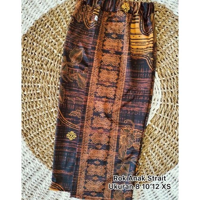 Rok Anak Perempuan Rok Batik Anak Panjang Bawahan Kebaya Anak Kamen Anak2 Muscrep Strait Kamen Moscr