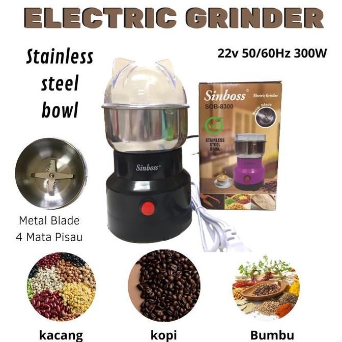 Blender ELectric Grinder/Penghalus/Penggiling kopi kacang bumbu kering