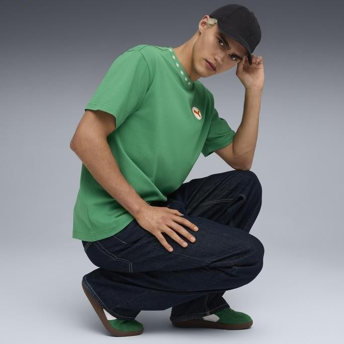 Puma Sepatu Sneaker Palermo Uniseks Archive Green-White