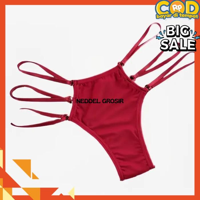 CELANA DALAM WANITA LOW WAIST G STRING LEOPARD UKURAN JUMBO BIG SIZE  BY NEDDEL GROSIR