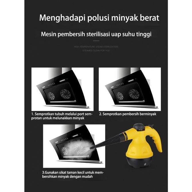 Mesin Steamer Uap Pembersih Mobil Rumah Steamer Cleaner Uap Portable Multifungsi Mesin Steam Cleaner