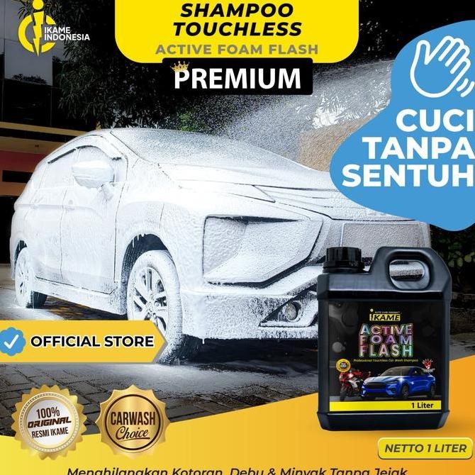 Shampo Touchless Ikame Original 100% / Active Foam Flash / Shampo Tanpa Sentuh / Touchless Shampoo /