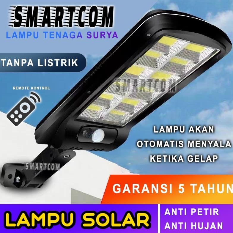 IDEALE- SMARTCOM - Lampu Surya Solar Light Tenaga Surya Lampu Jalan Lampu Depan Rumah Solar Panel Ou