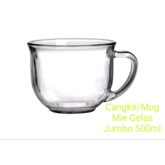 Cangkir Jumbo Kedaung ASM500ML Set isi 6 Pcs / Cangkir Mie Gelas / Cangkir Indomi