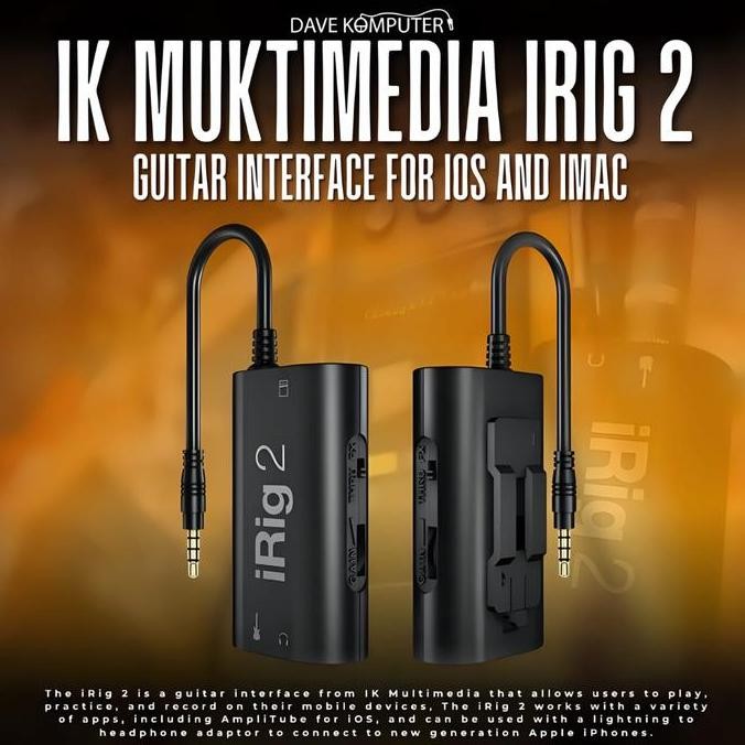 Ik Multimedia Irig 2 / Irig2 Guitar Interface