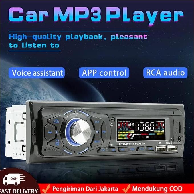 Promo Tape Audio Mobil Multifungsi Bluetooth USB MP3 JSD-550 Single Din JSD-550 Audio Tape Mobil LCD