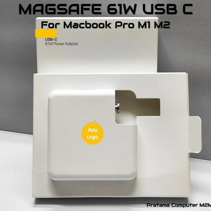 Adaptor Charger Macbook Pro Retina M1 M2 Magsafe 61W 61Watt Usb Type C Original