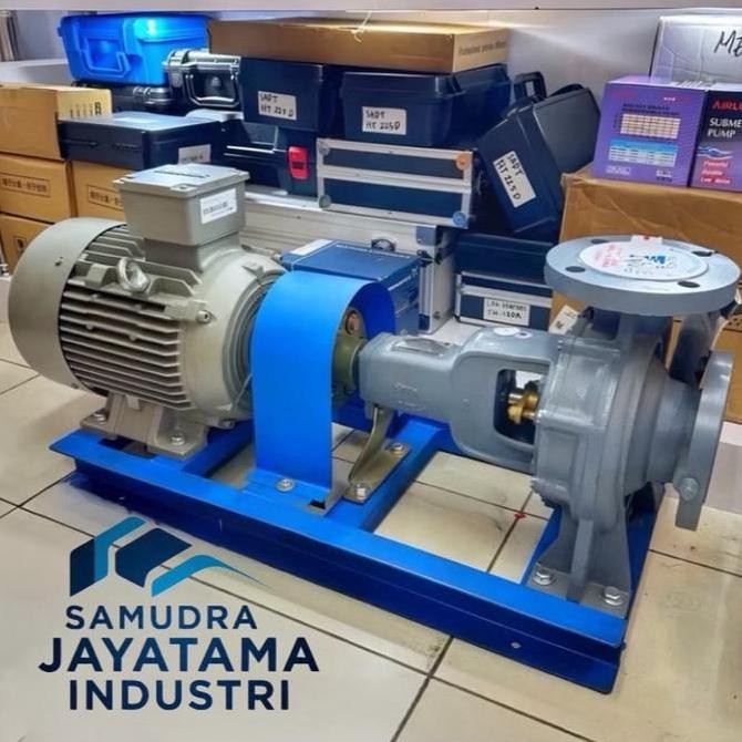 POMPA CENTRIFUGAL EBARA 100X80 FSHA MOTOR SIEMENS 30KW 40HP 380V ORIGINAL DAN TERPERCAYA
