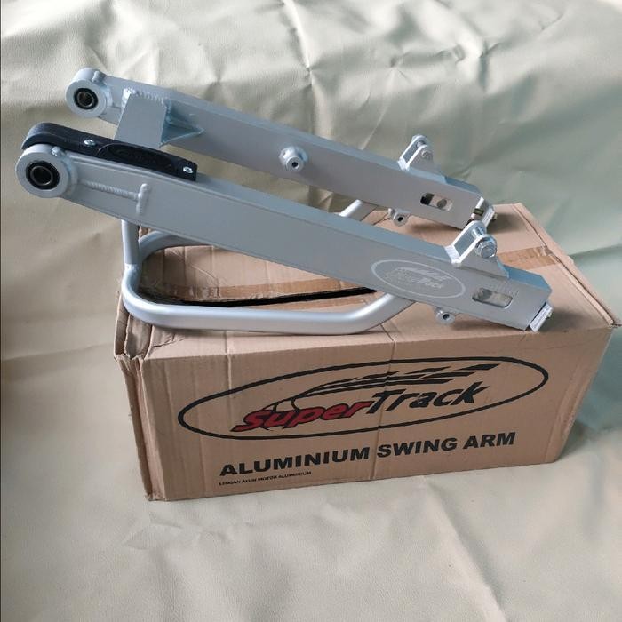 SWING ARM ALUMUNIUM FORCE1 FIZ R SUPERTRACK SILVER ARM FIZ R FORCE 1 SUPERTRACK MODEL LENGKUNG SILVE