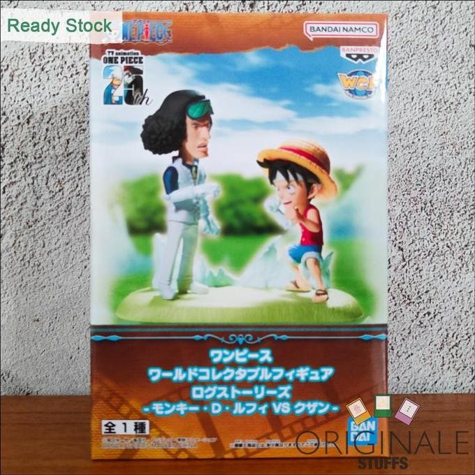WCF One Piece Log Stories Monkey D Luffy vs Kuzan / Aokiji Figure Japver Original READY