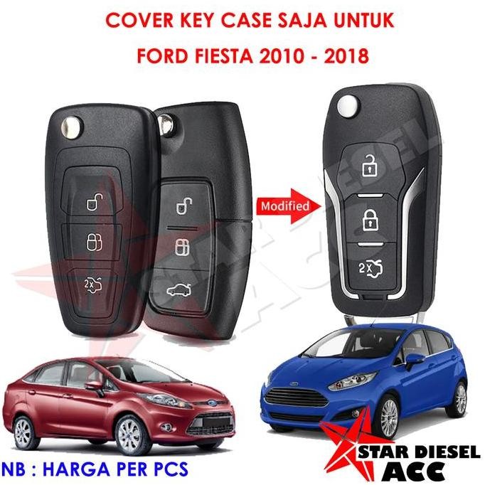 HARGA DISC - COVER KEY FORD FIESTA FORD FIESTA MODEL BARU RUMAH KUNCI REMOTE