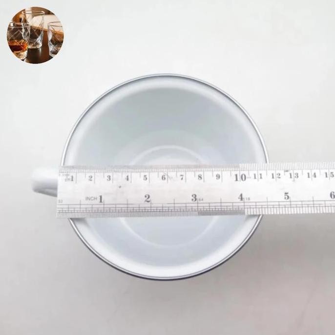 Mug Ayam Jago + Tutup / Mug Enamel / Mug Kopi / Mug Teh / Mug Ayam