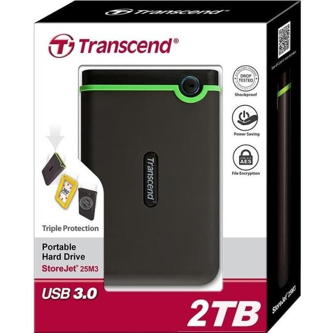 Transcend Storejet USB 3.0 2TB - HARDDISK EXTERNAL TRANSCEND