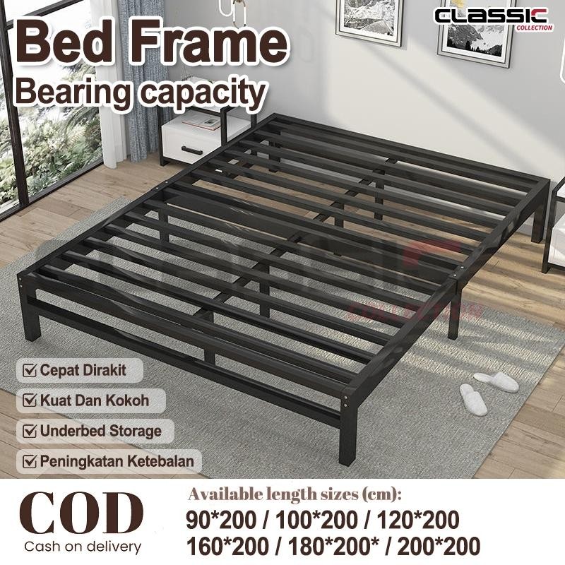 Ranjang Kasur 200*200/Tempat Tidur Besi/Ranjang Besi Industrial /Ranjang Tidur/Ranjang Besi Industri