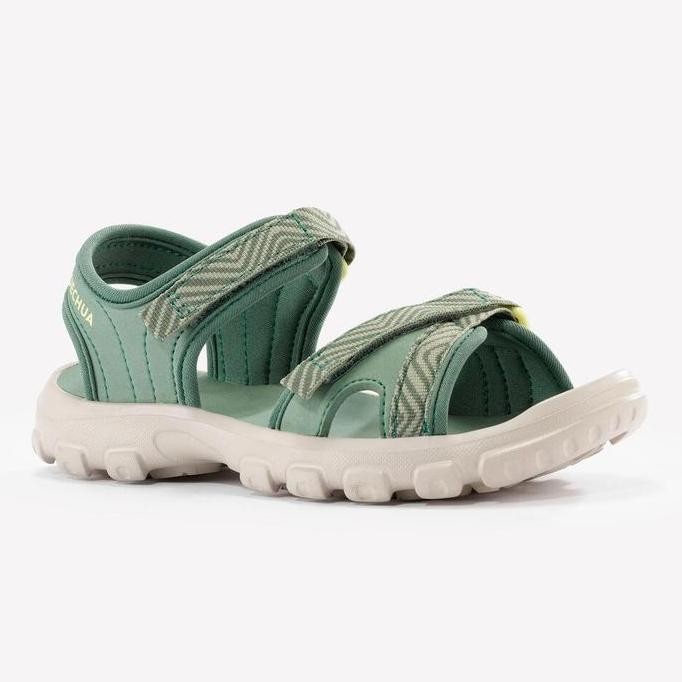 Decathlon Quechua Sandal Hiking Anak Mh100 - Hijau - 8881773