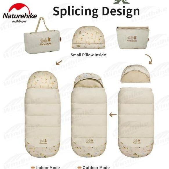 Sleeping Bag / Kantong Tidur Camping Anak Naturehike Cnh22Sd001