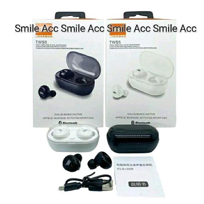 DB10 >> Headset Bluetooth JBL TWS 5  Tws5 Touch Wireless Earphone