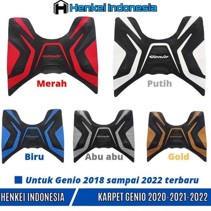Monster Alas Kaki Motor Genio - Karpet Motor Genio 2019 2020 2021 2022 2023