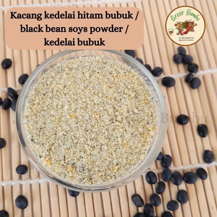 Kacang kedelai hitam bubuk 250gr / black bean soys powder / kedelai bubuk